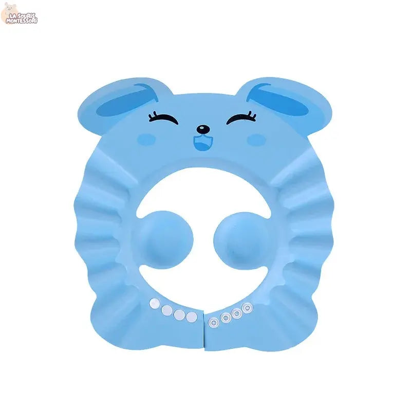 Baby Shower Soft Cap Adjustable Hair Wash Hat for Kids Ear Protection Safe Children Shampoo Bathing Shower Protect Head Cover La Souris Montessori