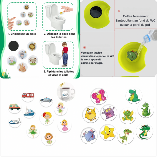 Autocollant propreté La Souris Montessori