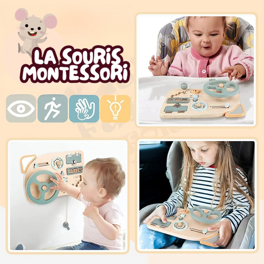 Simulateurs de conduite Montessori en bois La Souris Montessori