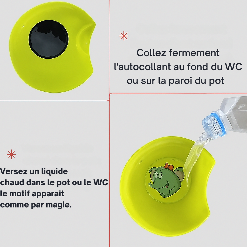 Autocollant propreté La Souris Montessori