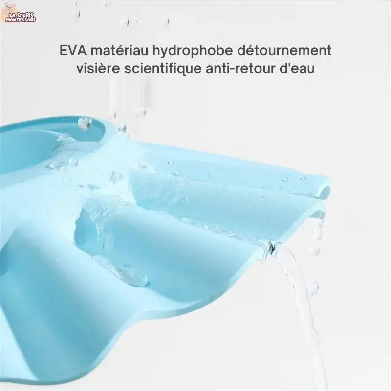 Casquette de Bain Bébé - Protection Yeux & Oreilles La Souris Montessori
