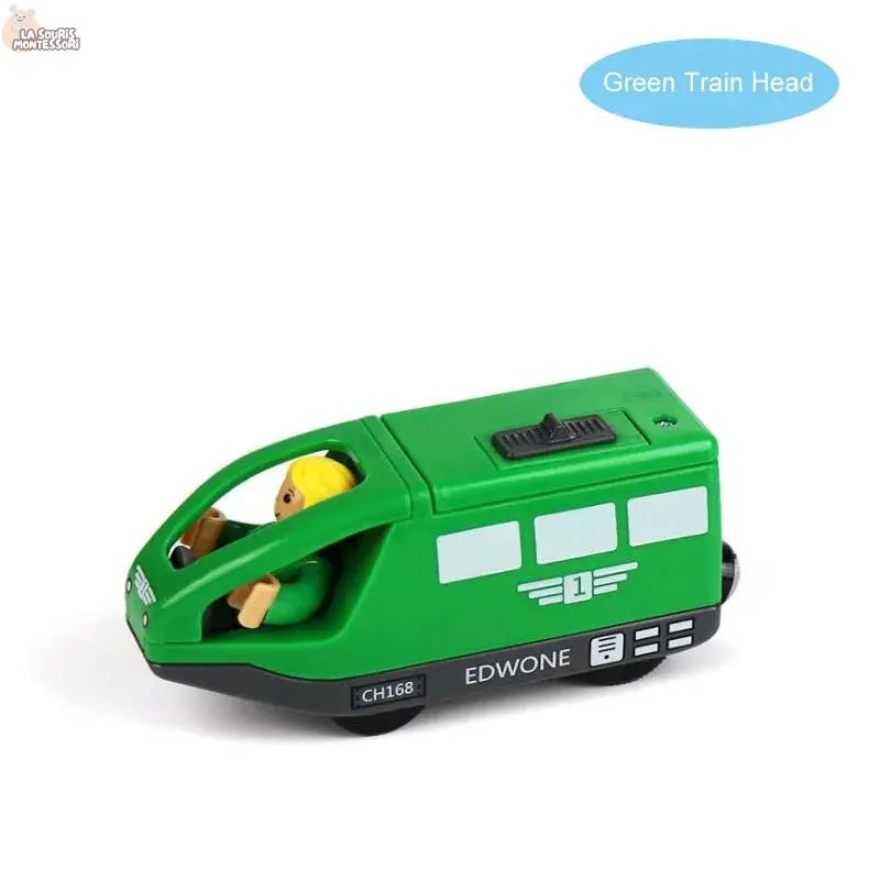 Electric Train Set Toys Model Train Electric Car Fit For Wooden Railway Wood Train Track Christmas Gift For Children La Souris Montessori