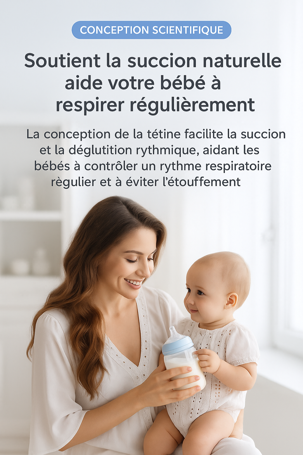 Biberon anticolique construction La Souris Montessori