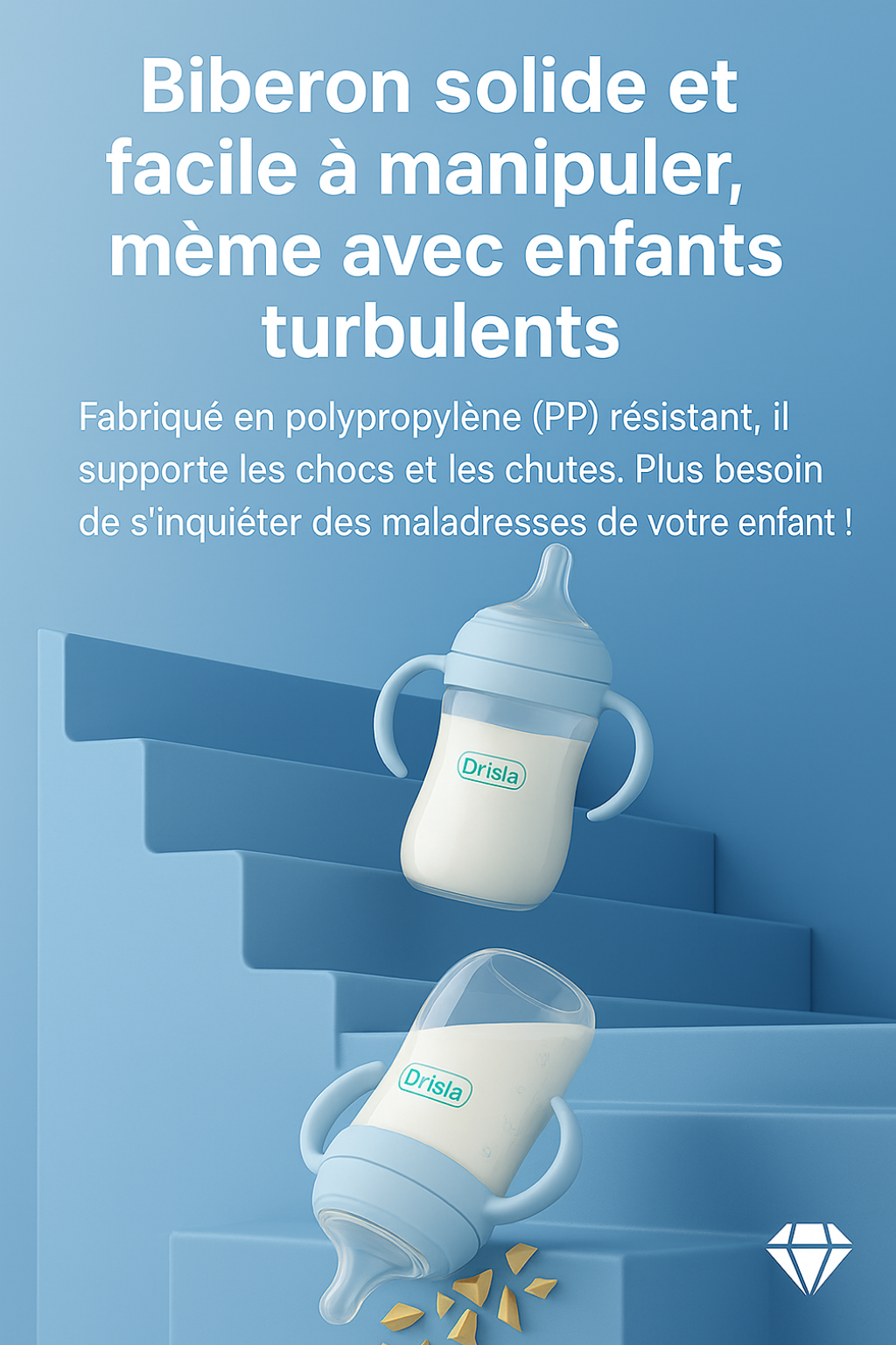 Biberon anticolique construction La Souris Montessori