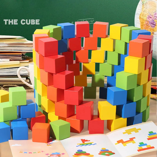 Set de 50 cubes colorés Ma boutique