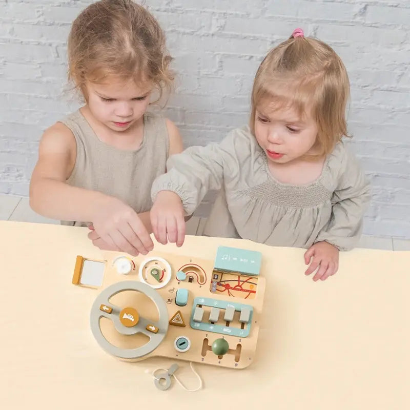 Simulateur de conduite Montessori en bois Ma boutique