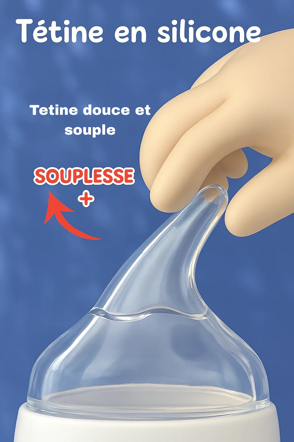 Biberon anti-colique en verre Dr. Isla – Doux, sûr et physiologique (90ml ou 160ml) La Souris Montessori